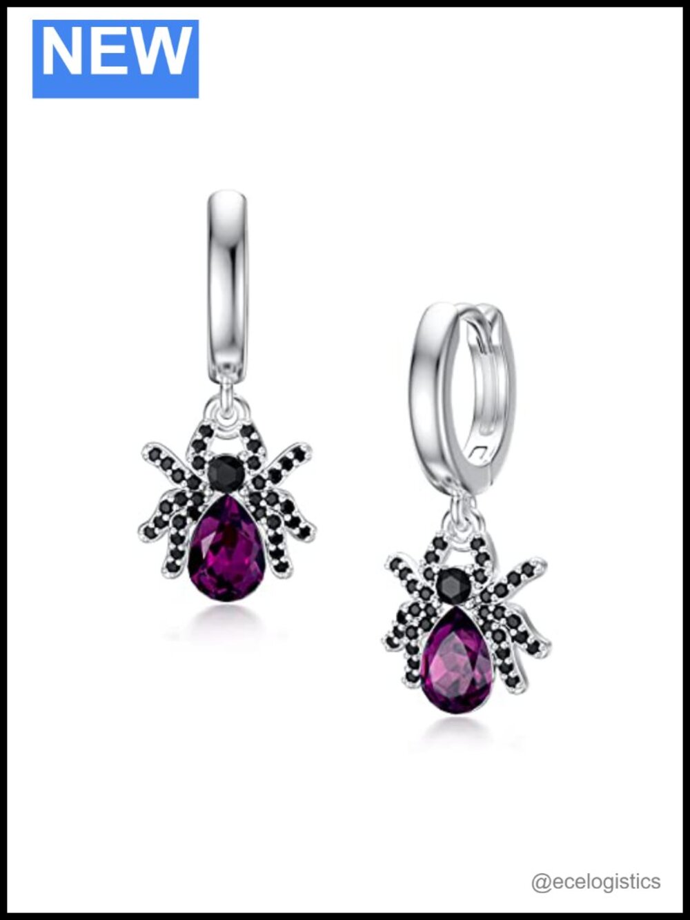Sterling Silver Dangle Drop Earrings Hypoallergenic Holiday Jewelry Gift for